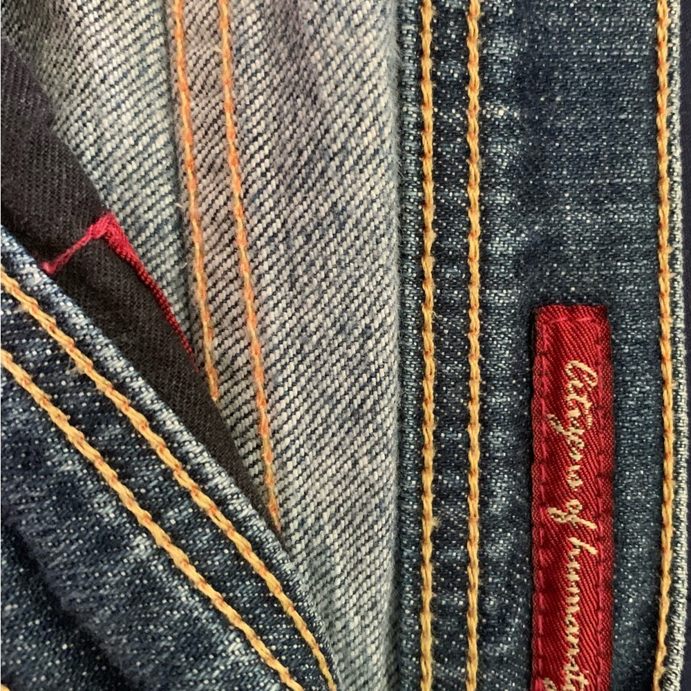 Citizens of humanity jeans. Circa 2003. Ingrid #002 low waist flair.